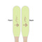 Yoga Tree Wooden Food Pick - Paddle - Double Sided - Front & Back
