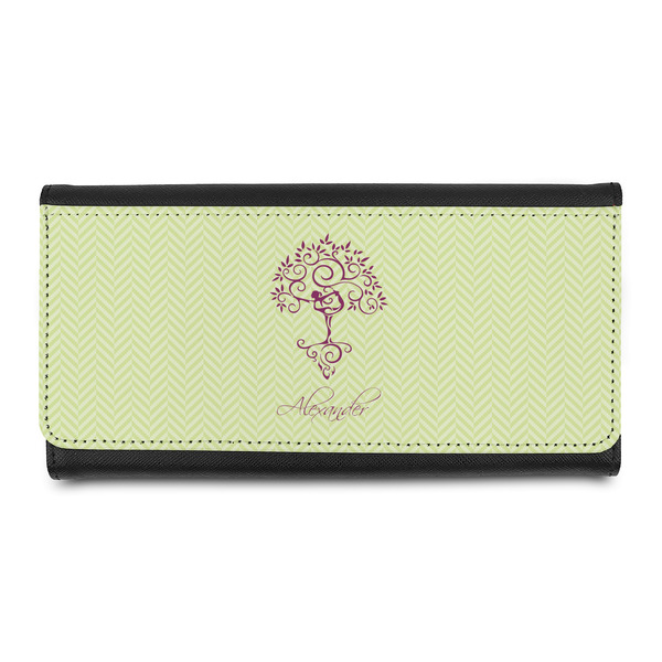 Custom Yoga Tree Leatherette Ladies Wallet (Personalized)