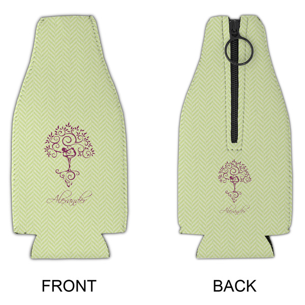 Yoga Tree Zipper Bottle Cooler - APPROVAL
