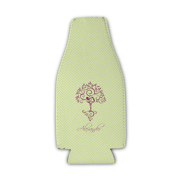 Custom Yoga Tree Zipper Bottle Cooler (Personalized)