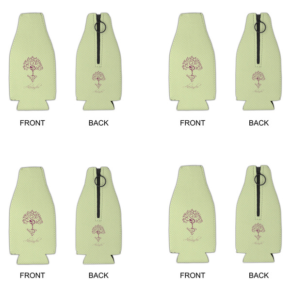 Yoga Tree Zipper Bottle Cooler - Set of 4 - APPROVAL