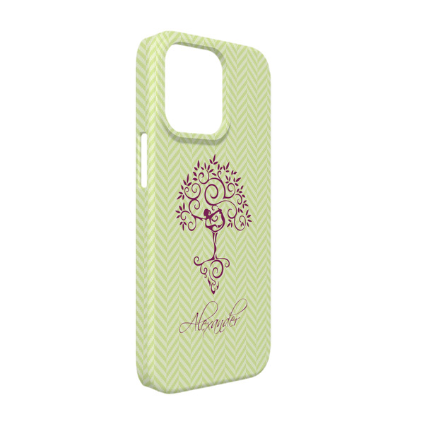 Custom Yoga Tree iPhone Case - Plastic - iPhone 13 (Personalized)