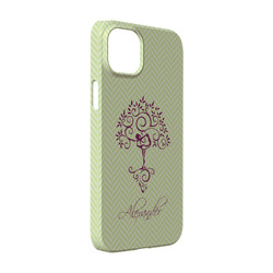 Yoga Tree iPhone Case - Plastic - iPhone 14 (Personalized)
