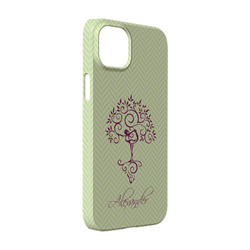 Yoga Tree iPhone Case - Plastic - iPhone 14 Pro (Personalized)