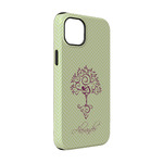 Yoga Tree iPhone Case - Rubber Lined - iPhone 14 Pro (Personalized)