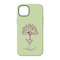 Yoga Tree iPhone 14 Pro Tough Case - Back