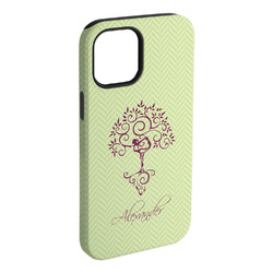 Yoga Tree iPhone Case - Rubber Lined - iPhone 15 Plus (Personalized)