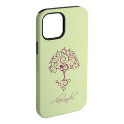 Yoga Tree iPhone Case - Rubber Lined (Personalized)