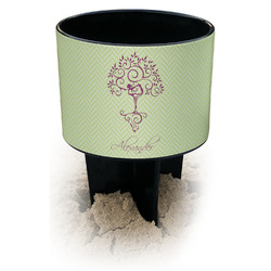 Yoga Tree Black Beach Spiker Drink Holder (Personalized)