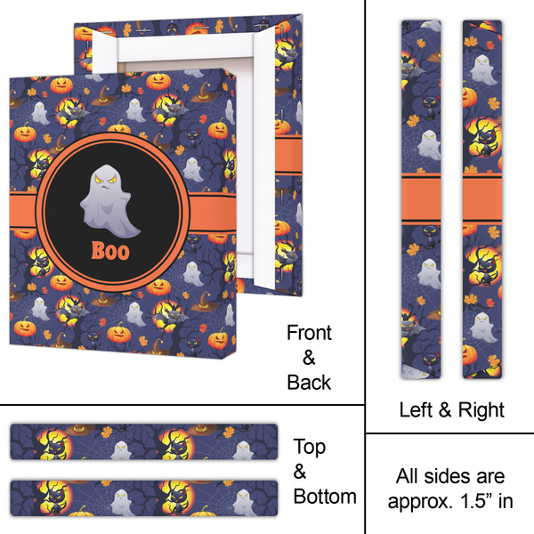 Halloween Night 11x14 - Canvas Print - Approval