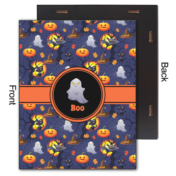 Halloween Night 11x14 Wood Print - Front & Back View