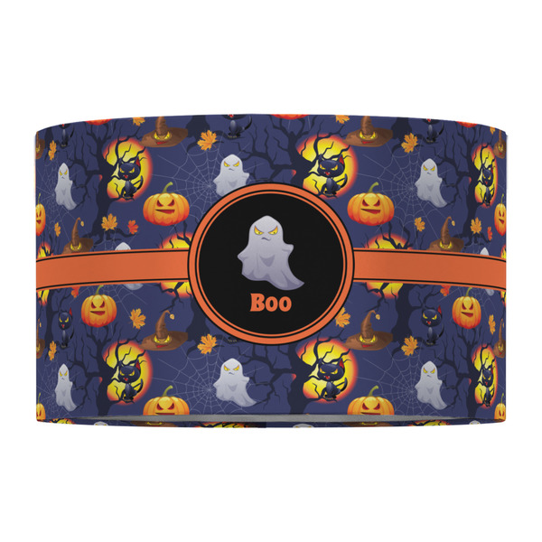 Halloween Night 12" Drum Lampshade - FRONT (Fabric)