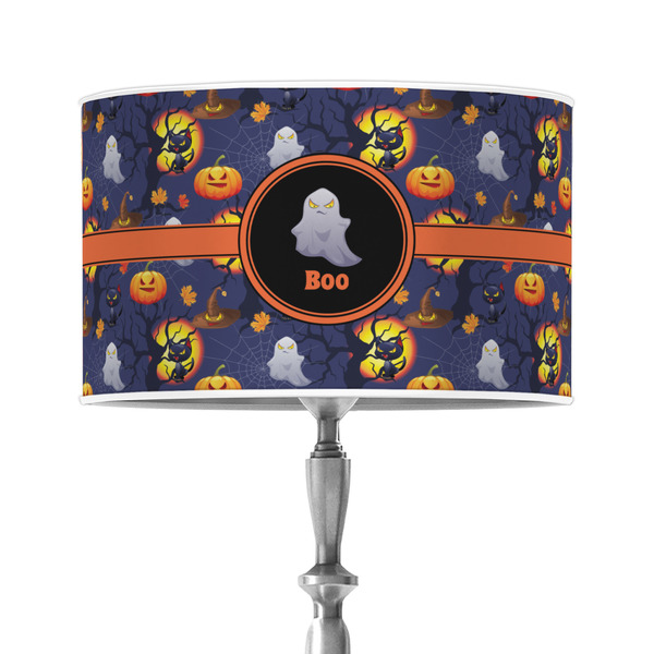 Custom Halloween Night 12" Drum Lamp Shade - Poly-film (Personalized)