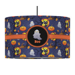 Halloween Night 12" Drum Pendant Lamp - Fabric (Personalized)