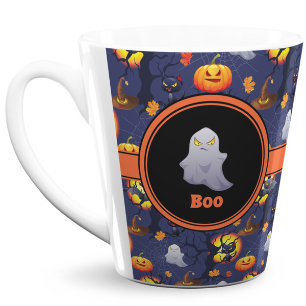 Custom Halloween Night 12 Oz Latte Mug (Personalized)