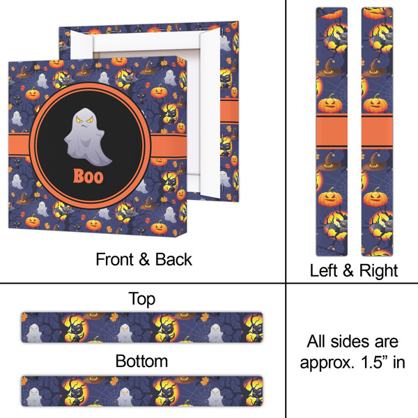 Halloween Night 12x12 - Canvas Print - Approval