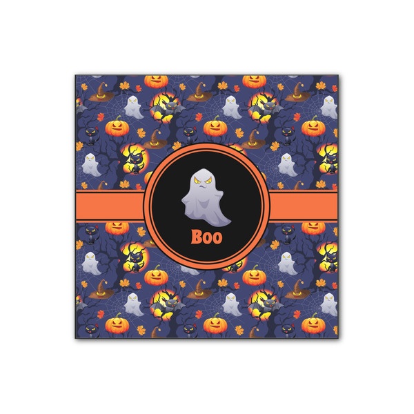 Custom Halloween Night Wood Print - 12x12 (Personalized)