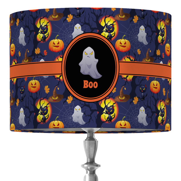 Custom Halloween Night 16" Drum Lamp Shade - Fabric (Personalized)