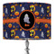 Halloween Night 16" Drum Lampshade - ON STAND (Fabric)