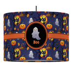 Halloween Night 16" Drum Pendant Lamp - Fabric (Personalized)