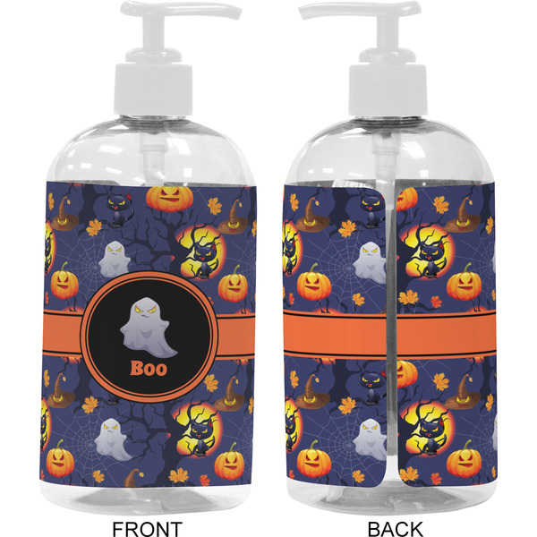 Halloween Night 16 oz Plastic Liquid Dispenser- Approval- White