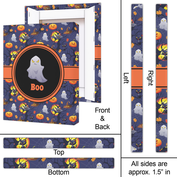 Halloween Night 16x20 - Canvas Print - Approval