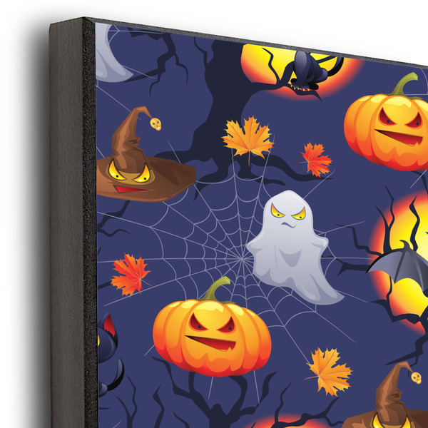 Halloween Night 16x20 Wood Print - Closeup