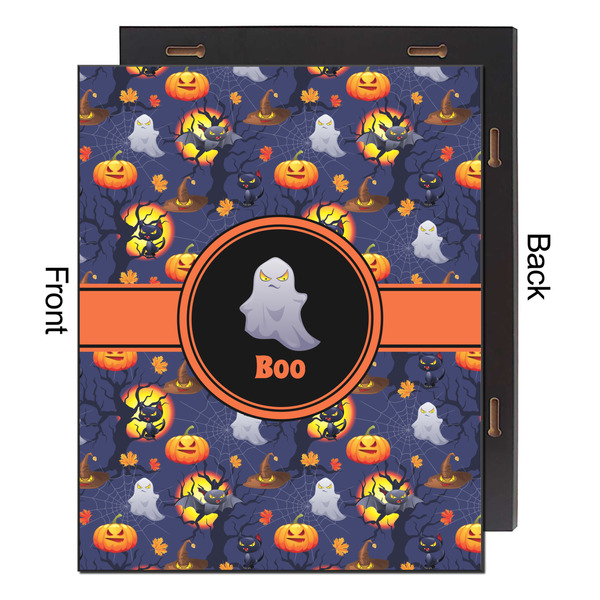 Halloween Night 16x20 Wood Print - Front & Back View