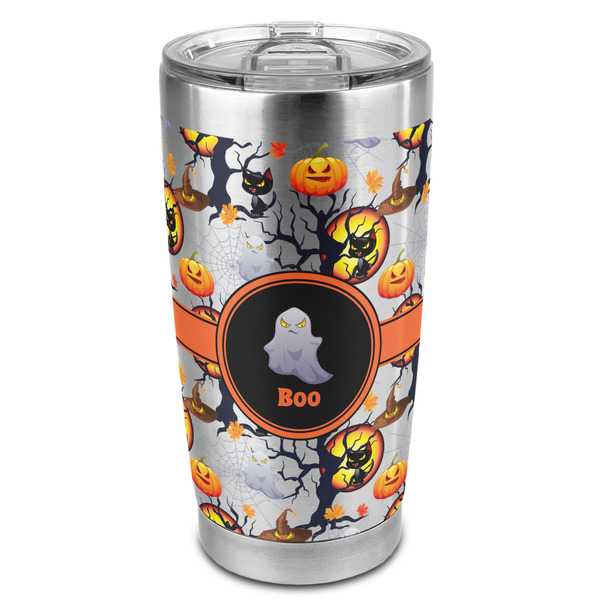 Custom Halloween Night 20oz Stainless Steel Double Wall Tumbler - Full Print (Personalized)