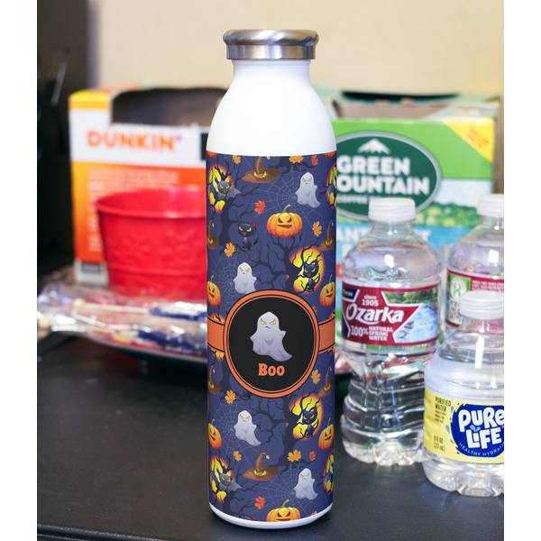 Halloween Night 20oz Water Bottles - Full Print - In Context
