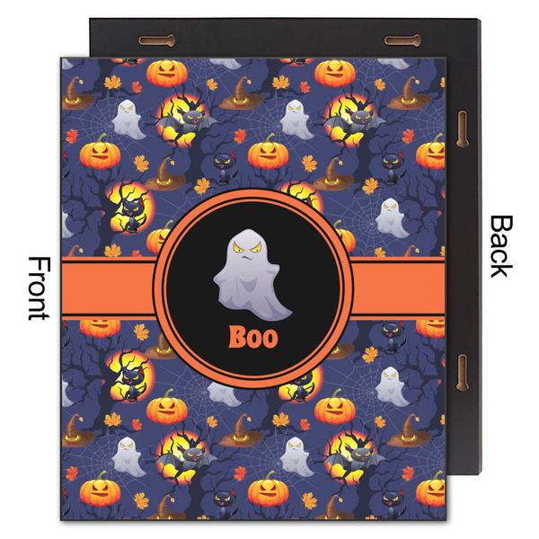 Halloween Night 20x24 Wood Print - Front & Back View