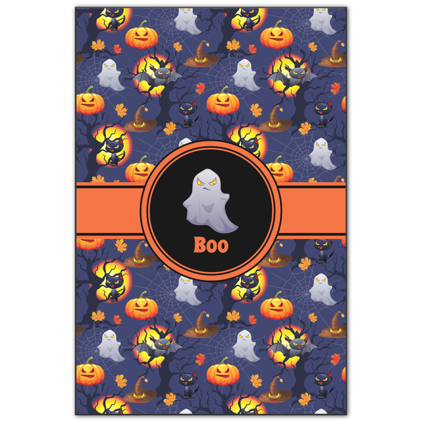 Custom Halloween Night Wood Print - 20x30 (Personalized)