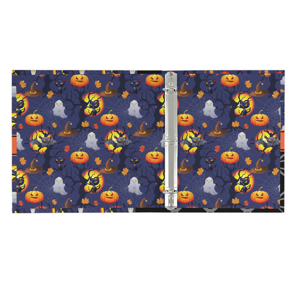 Halloween Night 3 Ring Binders - Full Wrap - 1" - OPEN INSIDE
