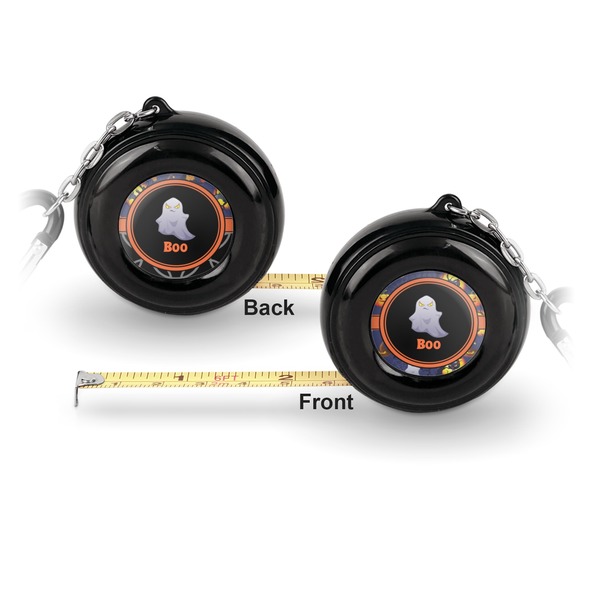 Halloween Night 6-Ft Pocket Tape Measure with Carabiner Hook - Front and Back