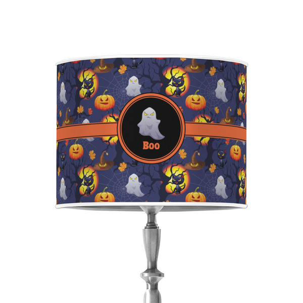 Halloween Night 8" Drum Lampshade - ON STAND (Poly Film)