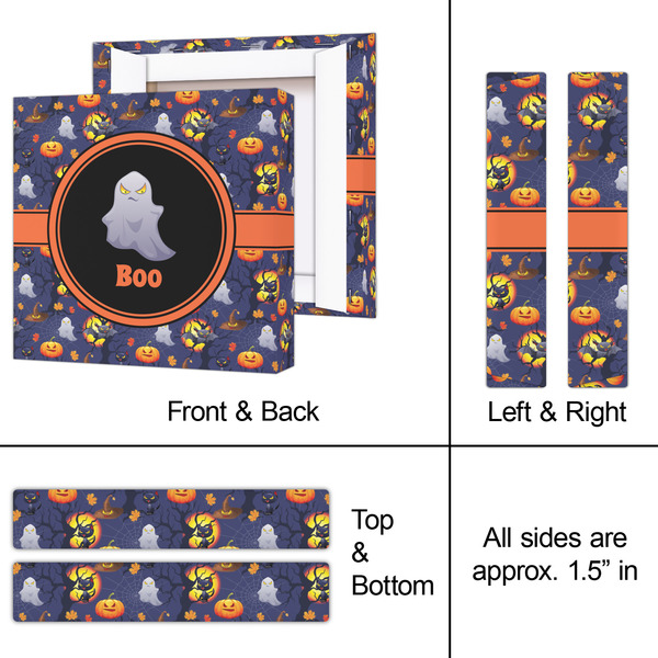 Halloween Night 8x8 - Canvas Print - Approval