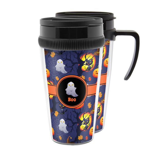 Custom Halloween Night Acrylic Travel Mug (Personalized)