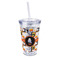 Halloween Night 16oz Double Wall Acrylic Tumbler with Lid & Straw - Full Print (Personalized)
