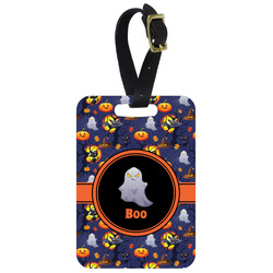 Halloween Night Metal Luggage Tag w/ Name or Text