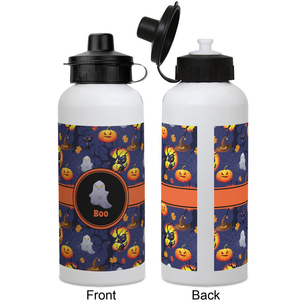 Halloween Night Aluminum Water Bottle - White APPROVAL