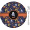 Halloween Night Glass Appetizer / Dessert Plate 8" (Personalized)
