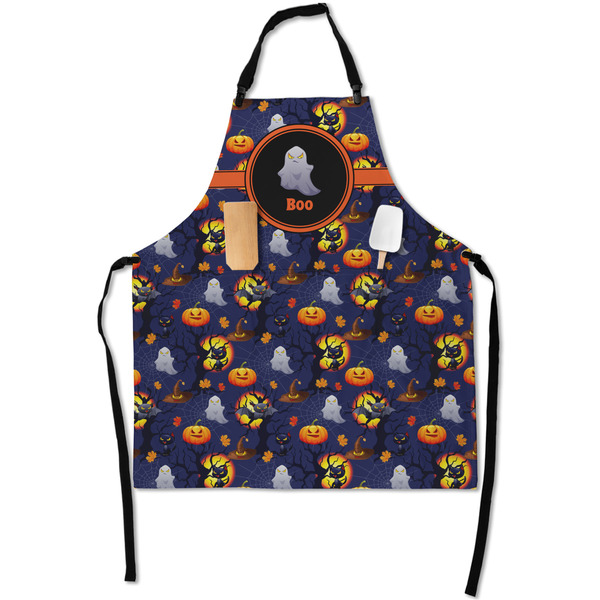 Custom Halloween Night Apron With Pockets w/ Name or Text
