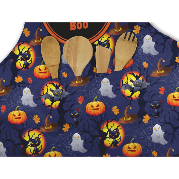 Halloween Night Apron - Pocket Detail with Props