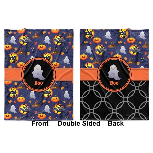 Halloween Night Baby Blanket (Double Sided - Printed Front and Back)