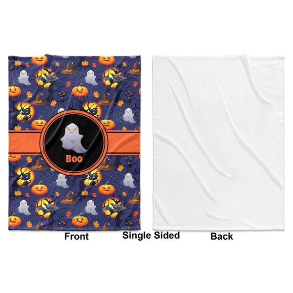 Halloween Night Baby Blanket (Single Side - Printed Front, White Back)