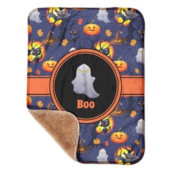 Halloween Night Sherpa Baby Blanket - 30" x 40" w/ Name or Text