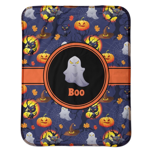 Halloween Night Baby Sherpa Blanket - Flat