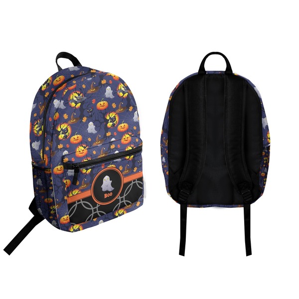 Halloween Night Backpack front and back - Apvl