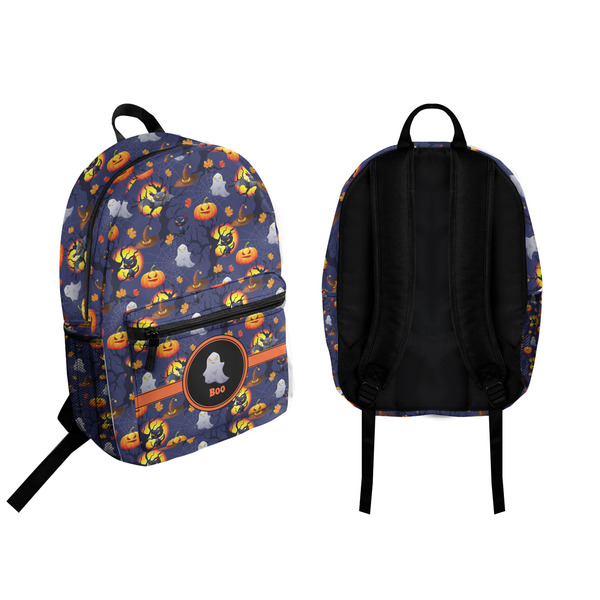 Halloween Night Backpack front and back - Apvl