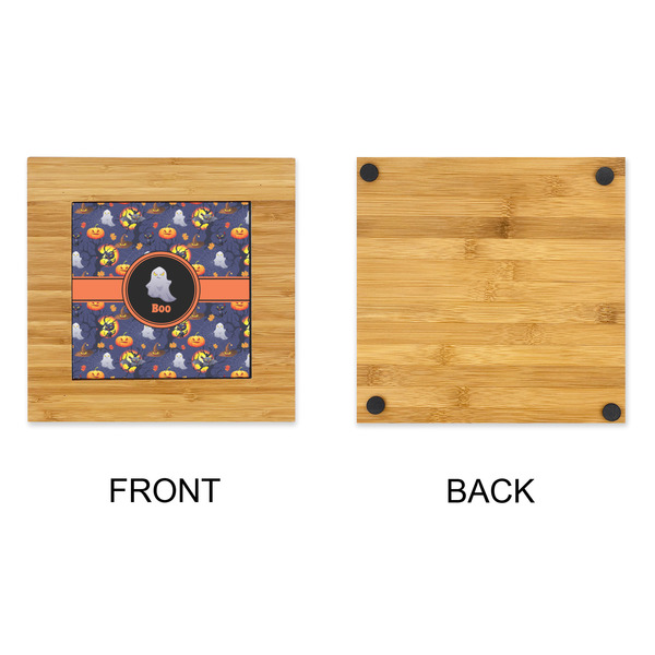 Halloween Night Bamboo Trivet with 6" Tile - APPROVAL